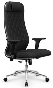 Кресло офисное Мetta L 1m 40M/2D Infinity Easy Clean (MPES) топган OMS, нижняя часть 17853 черный в Вологде