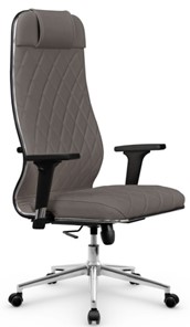Кресло офисное Мetta L 1m 40M/2D Infinity Easy Clean (MPES) топган OMS, нижняя часть 17853 серый в Вологде