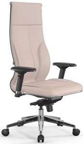 Офисное кресло Мetta L 1m 46/4D Infinity Easy Clean мультиблок, нижняя часть 17839 молочный в Вологде - предосмотр