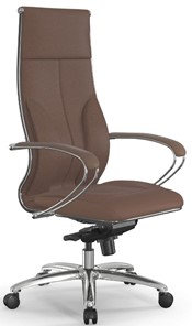 Кресло офисное Мetta L 1m 46/K Infinity Easy Clean мультиблок, нижняя часть 17838 светло-коричневый в Вологде - предосмотр