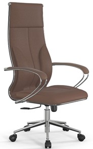 Кресло офисное Мetta L 1m 46/K Infinity Easy Clean топган OMS, нижняя часть 17853 светло-коричневый в Вологде
