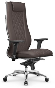 Офисное кресло МЕТТА L 1m 50M/2D Infinity Easy Clean мультиблок, нижняя часть 17838 темно-коричневый в Вологде