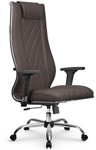 Офисное кресло МЕТТА L 1m 50M/2D Infinity Easy Clean топган, нижняя часть 17833 темно-коричневый в Вологде