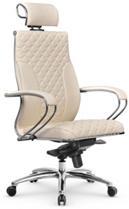 Кресло офисное Metta L 2c 44C/K116 Infinity Easy Clean мультиблок, нижняя часть 17838 молочный в Вологде - предосмотр