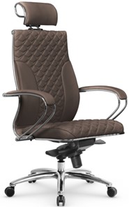 Кресло офисное Metta L 2c 44C/K116 Infinity Easy Clean мультиблок, нижняя часть 17838 светло-коричневый в Вологде - предосмотр