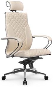 Кресло офисное Metta L 2c 44C/K116 Infinity Easy Clean мультиблок, нижняя часть 17839 молочный в Вологде - предосмотр