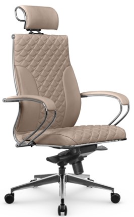 Кресло офисное Metta L 2c 44C/K116 Infinity Easy Clean мультиблок, нижняя часть 17839 темно-бежевый в Вологде - изображение