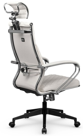 Кресло офисное Metta L 2c 44C/K116 Infinity Easy Clean топган, нижняя часть 17832 белый в Вологде - изображение 3