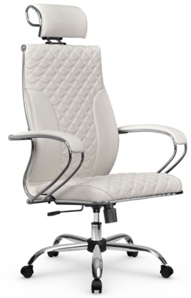 Кресло офисное Metta L 2c 44C/K116 Infinity Easy Clean топган, нижняя часть 17833 белый в Вологде - изображение
