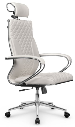 Кресло офисное Metta L 2c 44C/K116 Infinity Easy Clean топган, нижняя часть 17852 белый в Вологде - изображение 1