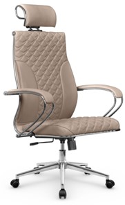 Кресло офисное Metta L 2c 44C/K116 Infinity Easy Clean топган, нижняя часть 17852 темно-бежевый в Вологде - предосмотр