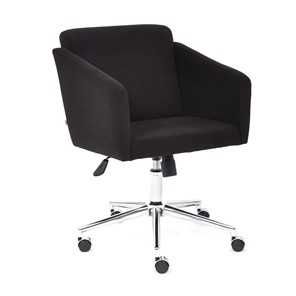 Офисное кресло MILAN хром флок, черный, арт.13946 в Вологде - предосмотр