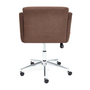 Кресло MILAN хром флок, коричневый, арт.13945 в Вологде - предосмотр 4