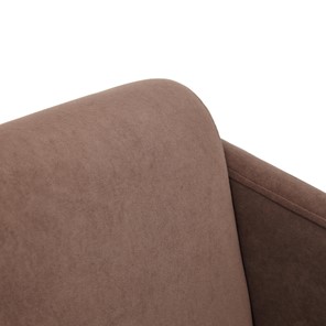 Кресло MILAN хром флок, коричневый, арт.13945 в Вологде - предосмотр 6