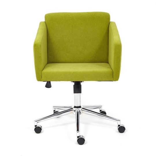Офисное кресло MILAN хром флок, олива, арт.13949 в Вологде - изображение 1