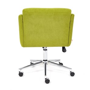 Офисное кресло MILAN хром флок, олива, арт.13949 в Вологде - предосмотр 4