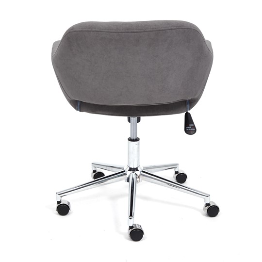Офисное кресло MODENA хром флок, серый, арт.14232 в Вологде - изображение 3