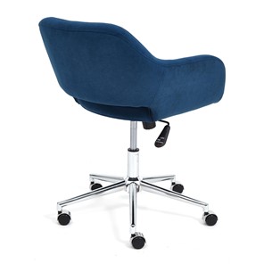 Кресло компьютерное MODENA хром флок, синий, арт.14233 в Вологде - предосмотр 2