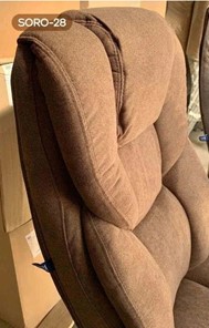 Офисное кресло MORFEO (CHR68) ткань SORO-28, коричневая в Вологде - предосмотр 3