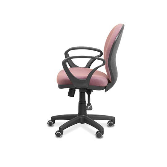 Кресло в офис для оператора Чарли, ткань TW / бордовая в Вологде - изображение 5