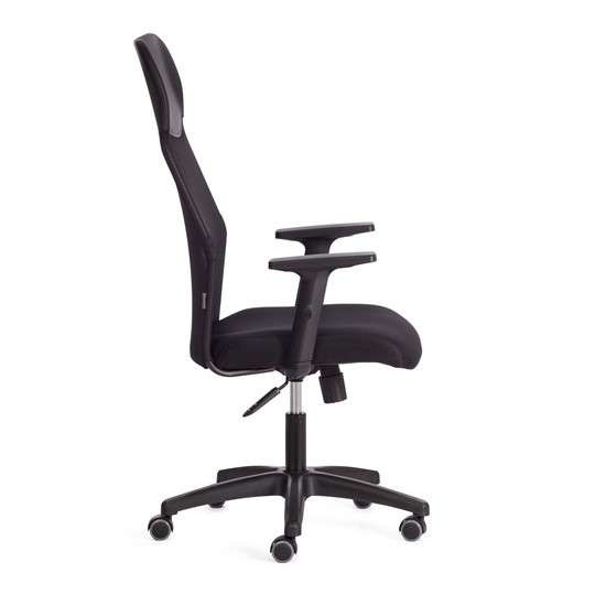 Кресло офисное PRACTIC PLT ткань/кож/зам, черный, арт.20536 в Вологде - изображение 1