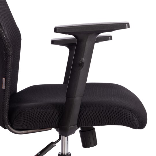 Кресло офисное PRACTIC PLT ткань/кож/зам, черный, арт.20536 в Вологде - изображение 10
