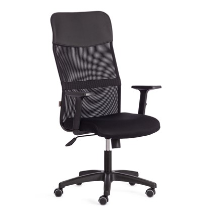 Кресло офисное PRACTIC PLT ткань/кож/зам, черный, арт.20536 в Вологде - изображение