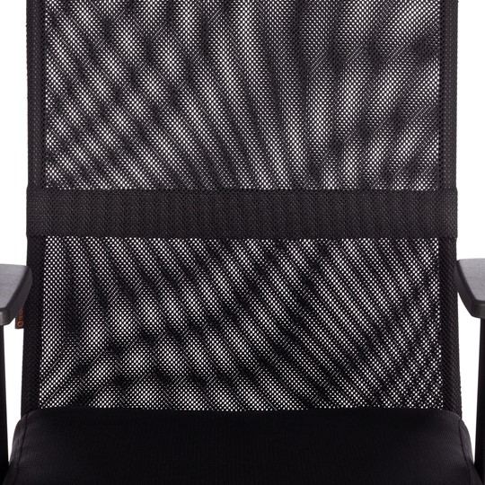 Кресло офисное PRACTIC PLT ткань/кож/зам, черный, арт.20536 в Вологде - изображение 6