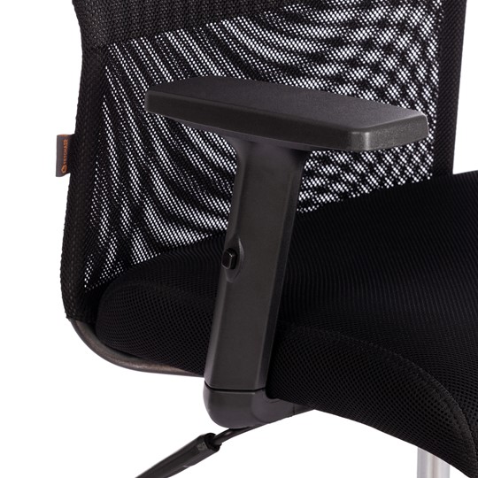 Кресло офисное PRACTIC PLT ткань/кож/зам, черный, арт.20536 в Вологде - изображение 8