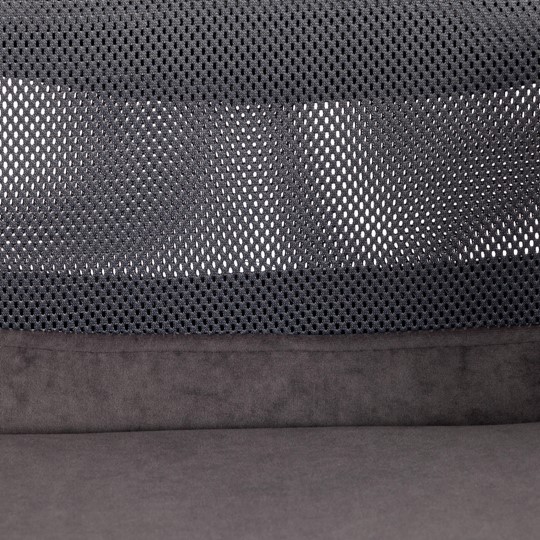 Офисное кресло PROFIT PLT флок/ткань, серый, 29/W-12, арт.20537 в Вологде - изображение 7