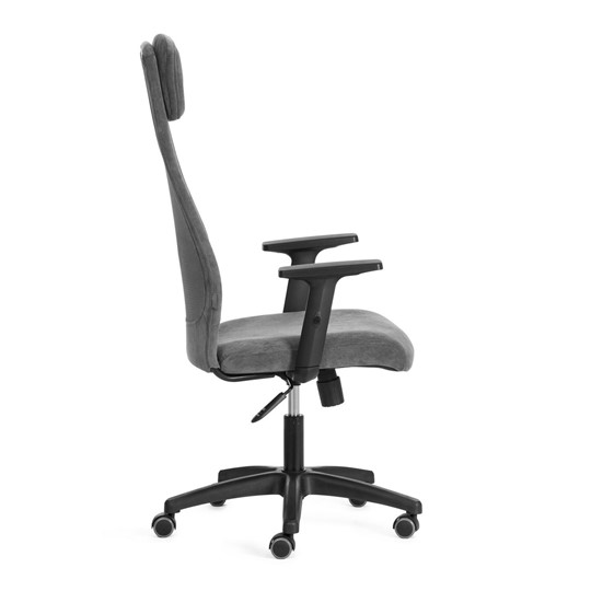 Офисное кресло PROFIT PLT флок/ткань, серый, 29/W-12, арт.20537 в Вологде - изображение 1
