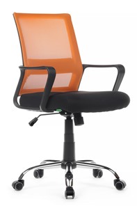Кресло компьютерное RCH 1029MB, черный/оранжевый в Вологде