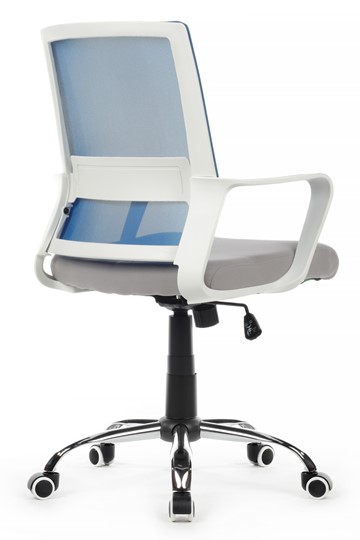 Офисное кресло RCH 1029MW, серый/синий в Вологде - изображение 3