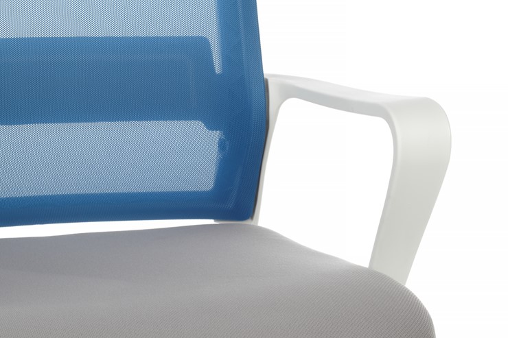 Офисное кресло RCH 1029MW, серый/синий в Вологде - изображение 5