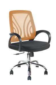 Офисное кресло Riva Chair 8099Е, Оранжевый в Вологде