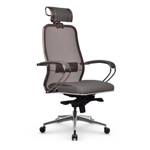 Офисное кресло Samurai SL-2.041 MPES Светло-Коричневый / Серый в Вологде - предосмотр
