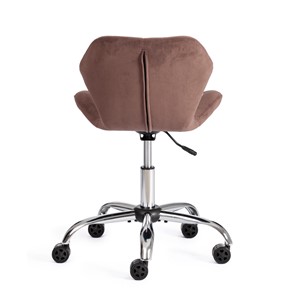 Офисное кресло SELFI флок , коричневый, арт.15297 в Вологде - предосмотр 3