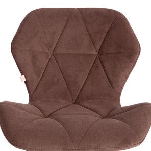 Офисное кресло SELFI флок , коричневый, арт.15297 в Вологде - предосмотр 4