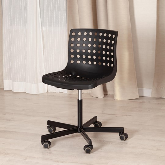 Компьютерное кресло SKALBERG OFFICE (mod. C-084-B) металл/пластик, Black (черный) арт.19802 в Вологде - изображение 10