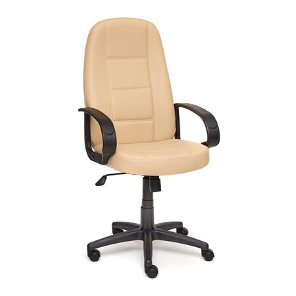 Компьютерное кресло СН747 кож/зам, бежевый, арт.973 в Вологде - изображение