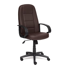 Компьютерное кресло СН747 кож/зам, коричневый, арт.2558 в Вологде