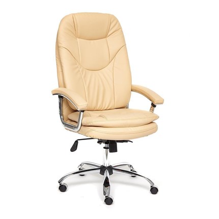 Офисное кресло SOFTY LUX  кож/зам, бежевый, арт.12901 в Вологде - изображение