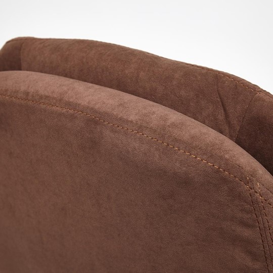 Компьютерное кресло SOFTY LUX флок, коричневый, арт.13595 в Вологде - изображение 15