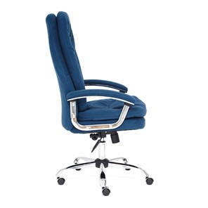 Кресло офисное SOFTY LUX флок, синий, арт.13592 в Вологде - предосмотр 2