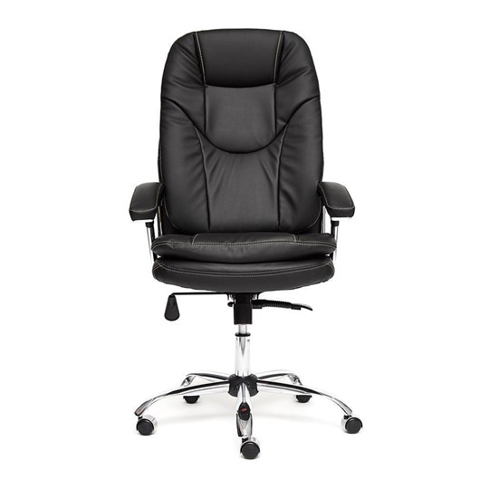 Кресло офисное SOFTY LUX кож/зам, черный, арт.12902 в Вологде - изображение 2