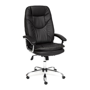 Кресло офисное SOFTY LUX кож/зам, черный, арт.12902 в Вологде