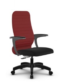 Кресло компьютерное SU-CU160-10P PL красный/черный в Вологде - предосмотр