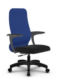 Кресло офисное SU-CU160-10P PL синий/черный в Вологде