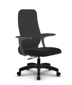Кресло компьютерное SU-CU160-10P PL темно-серый/черный в Вологде - предосмотр