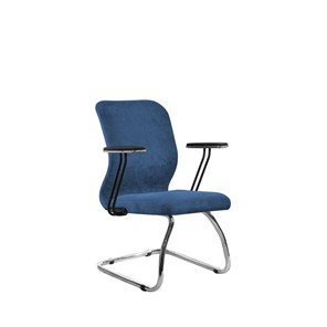 Кресло компьютерное SU-Mr-4/подл.110/осн.007 светло-синий в Вологде
